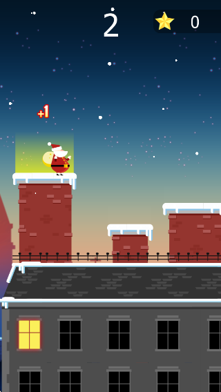 圣诞老人房顶跑截图2
