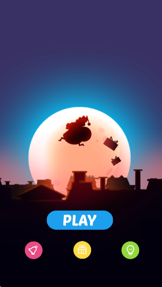 圣诞老人房顶跑截图1