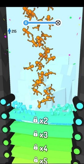 人群瀑布截图1
