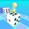 骰子翻滚3D图标