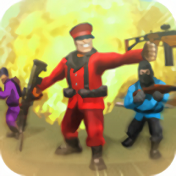 玩具士兵射击图标