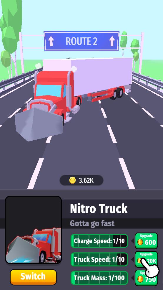 横冲直撞粉碎公路截图1