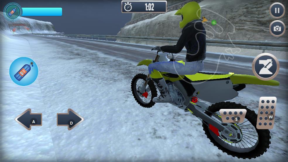 雪地摩托大赛截图2