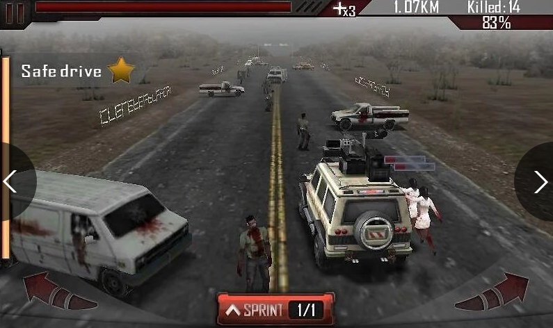 僵尸马路杀手无限金币版截图2