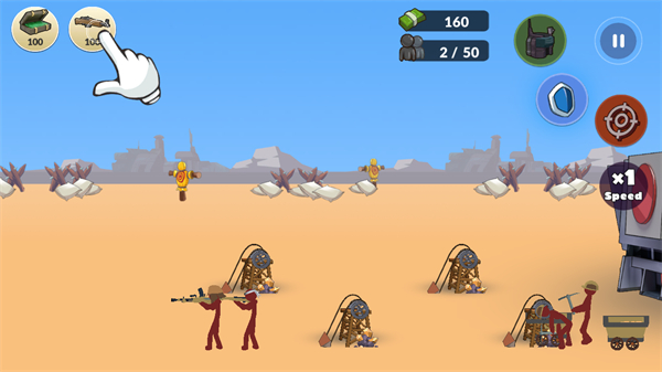 火柴人第二次世界大战无限金币截图3