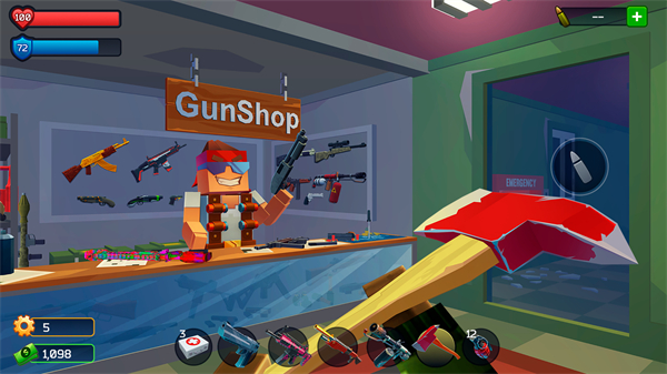 像素战斗僵尸突袭MOD菜单截图1