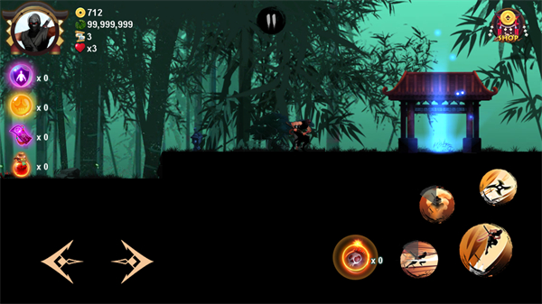 忍者战士2无限金币钻石版截图1