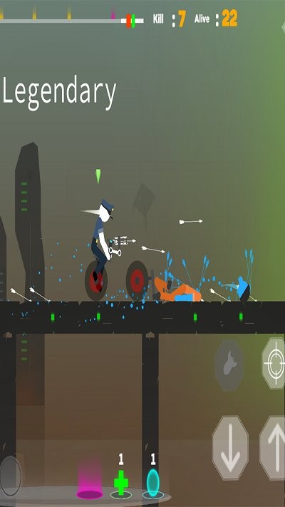 火柴人独轮车生存截图3