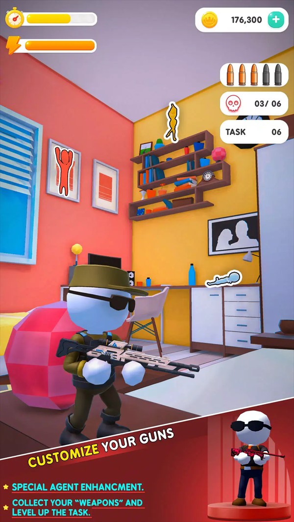 刺客狙击手无限金币截图1