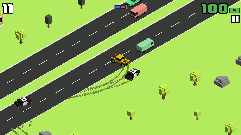 像素公路狂飙截图3