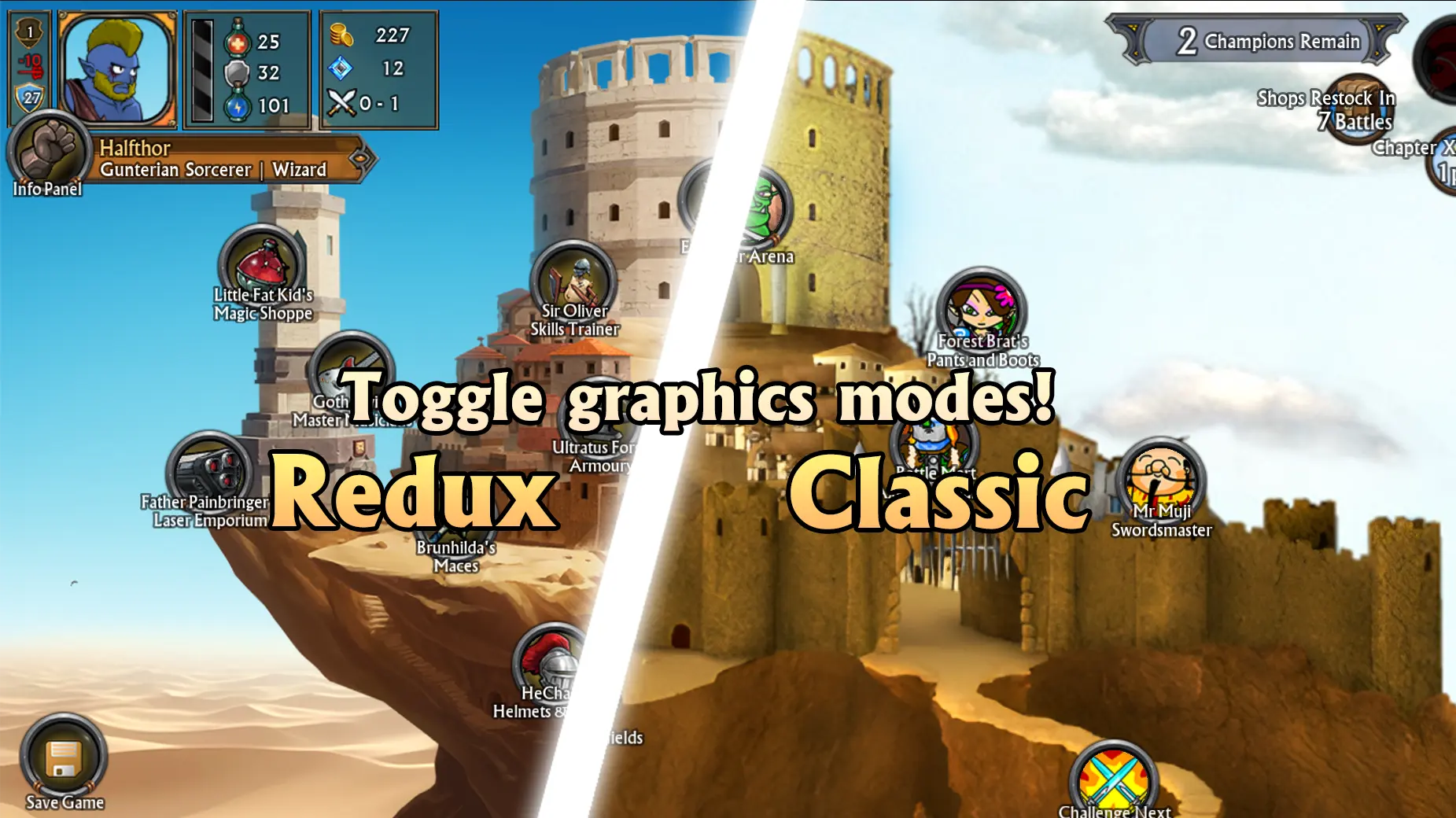 剑与凉鞋3重制版截图3