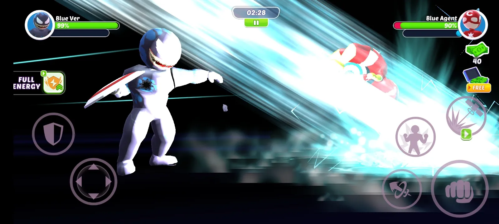 火柴人漫威英雄截图2