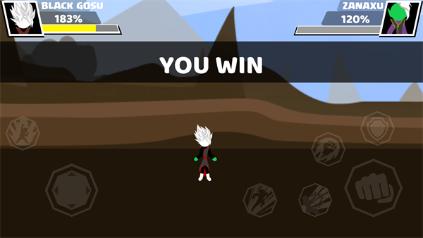 火柴人悟空格斗截图2