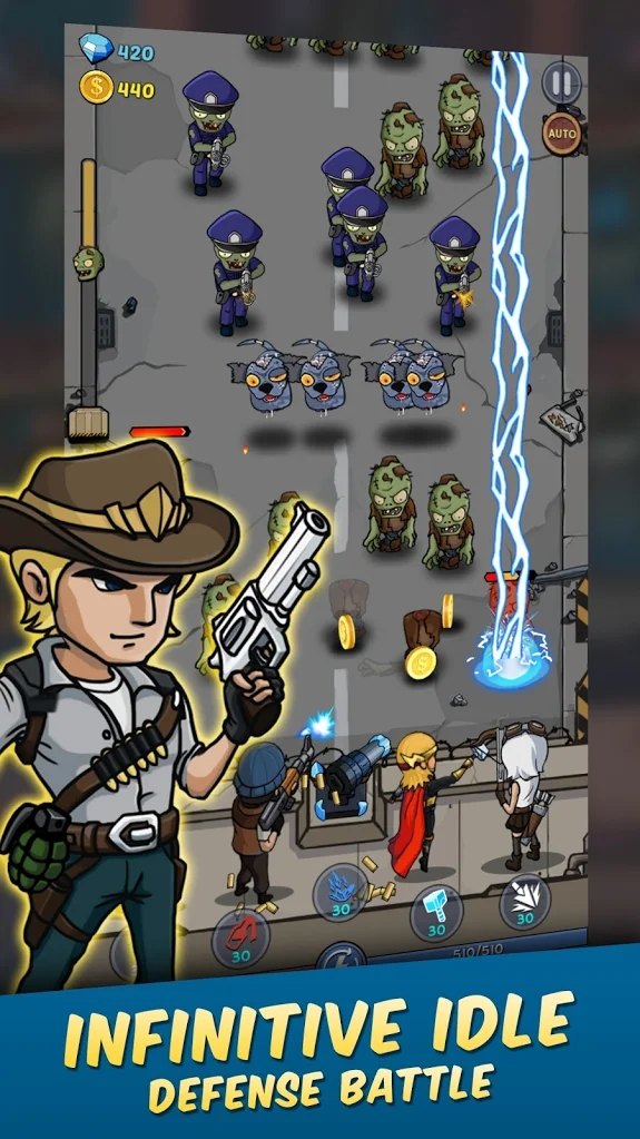 僵尸战争空闲防御截图2