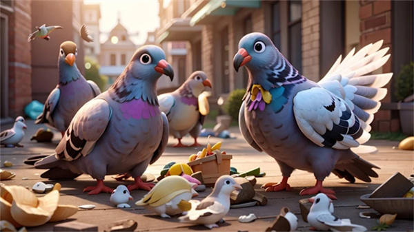 疯狂的鸽子游戏截图1