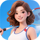 羽毛球对决图标