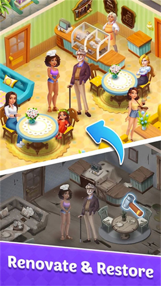 漫游小镇游戏(seaside escape)截图4