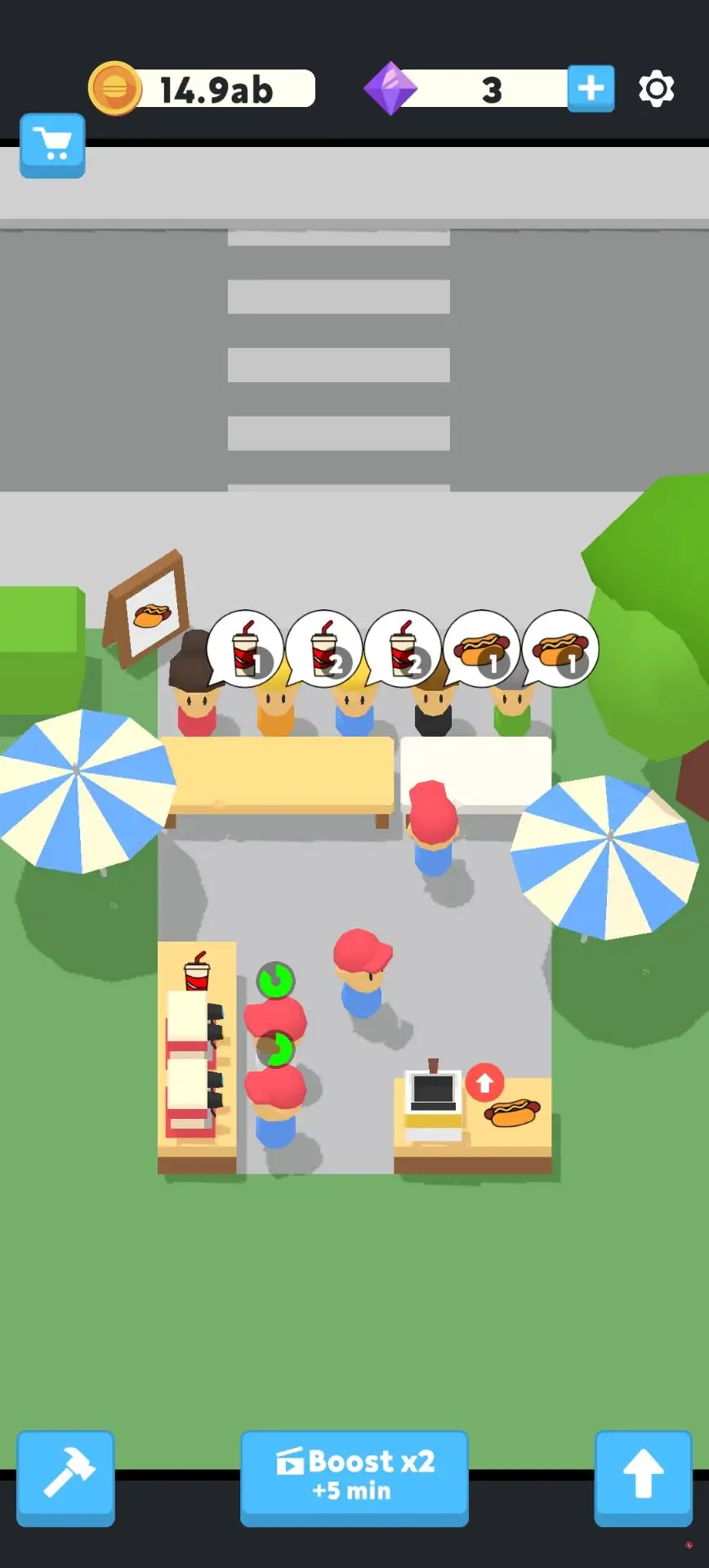 快餐店大亨无限金币版截图2