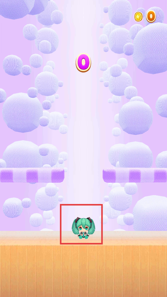 初音未来编织玩偶跳跃