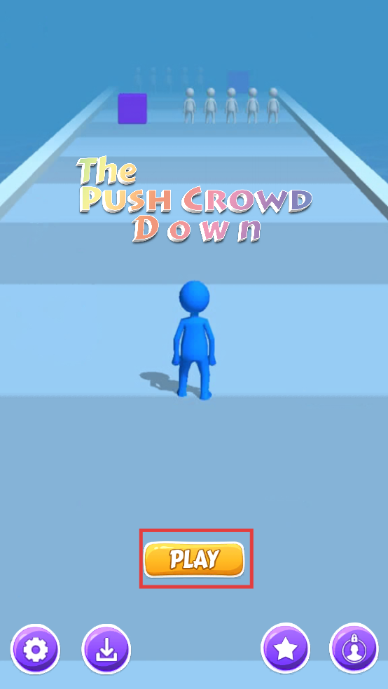 推开拥挤的人类