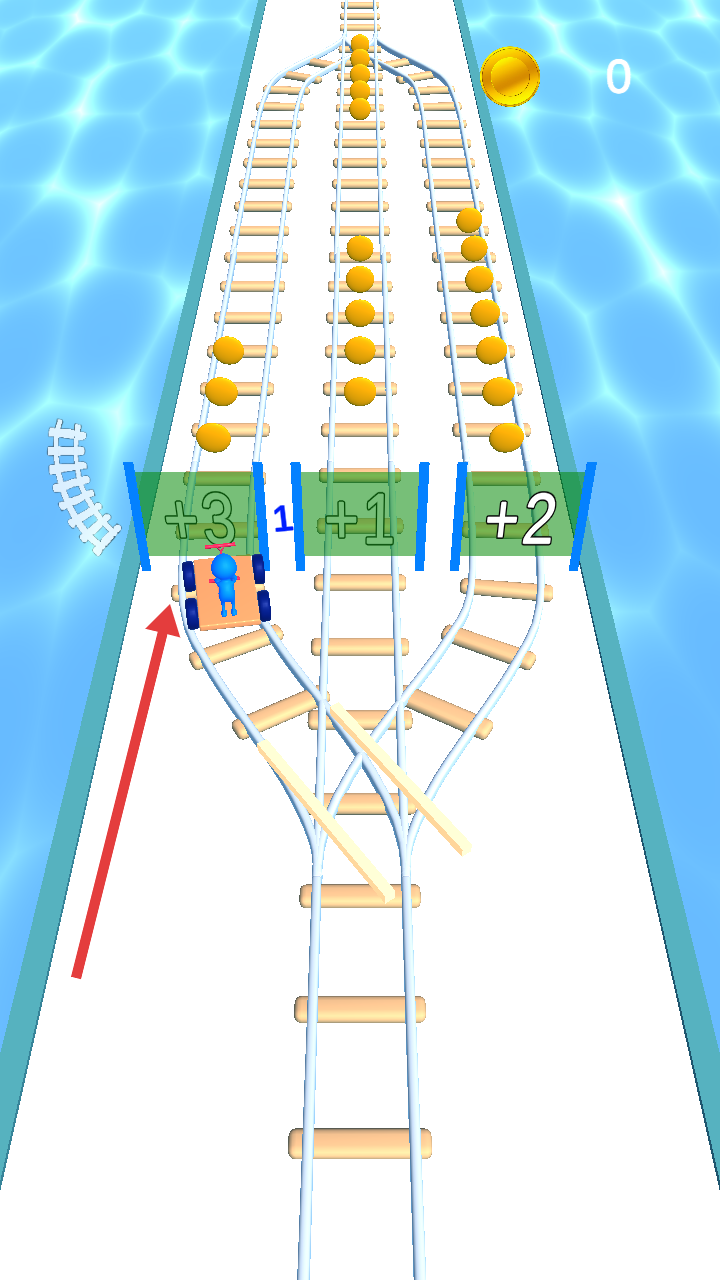 人力小火车冲刺