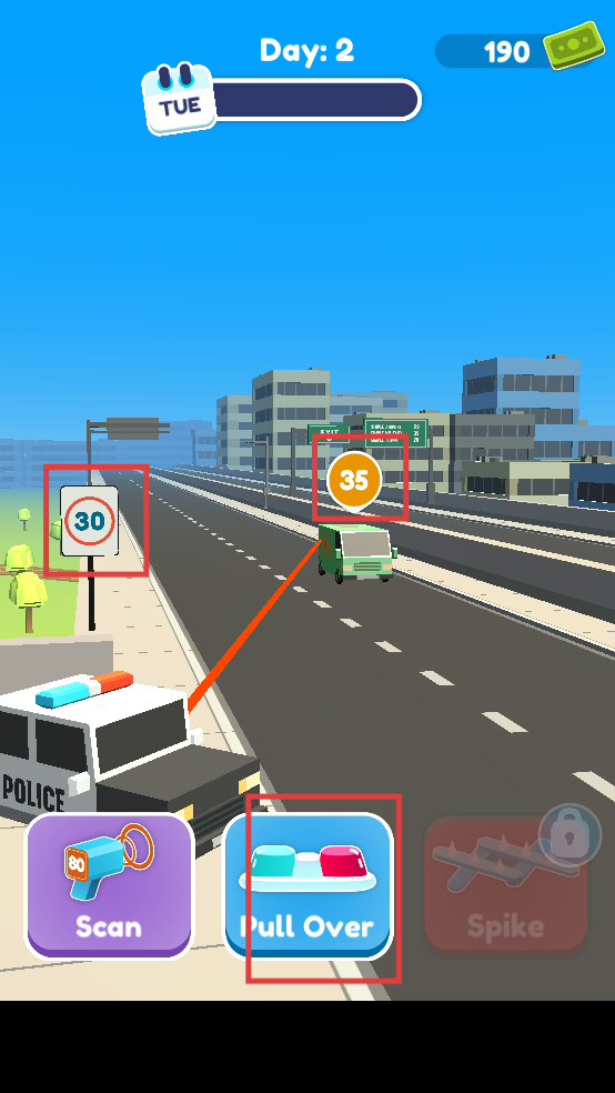 警察车模拟器