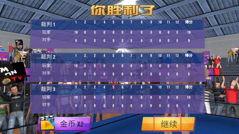 真实拳击对决