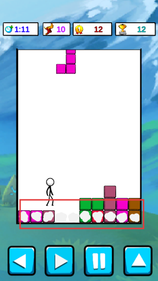 火柴人方块战士