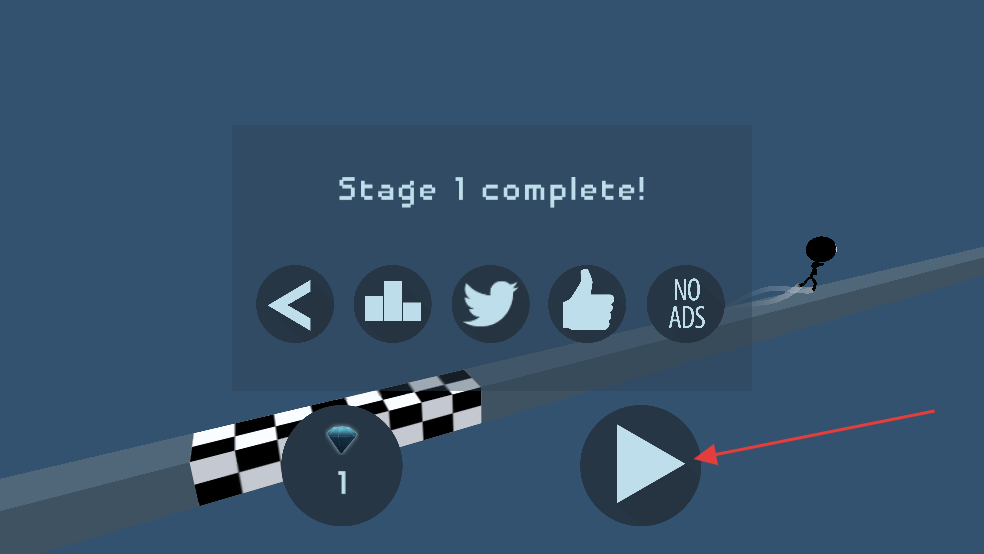 火柴人直线暴走