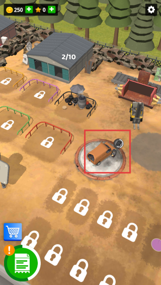 废弃汽车回收站