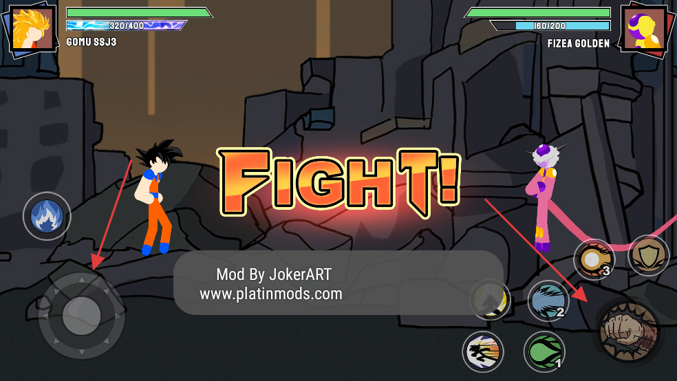 火柴人勇士超级龙影搏斗