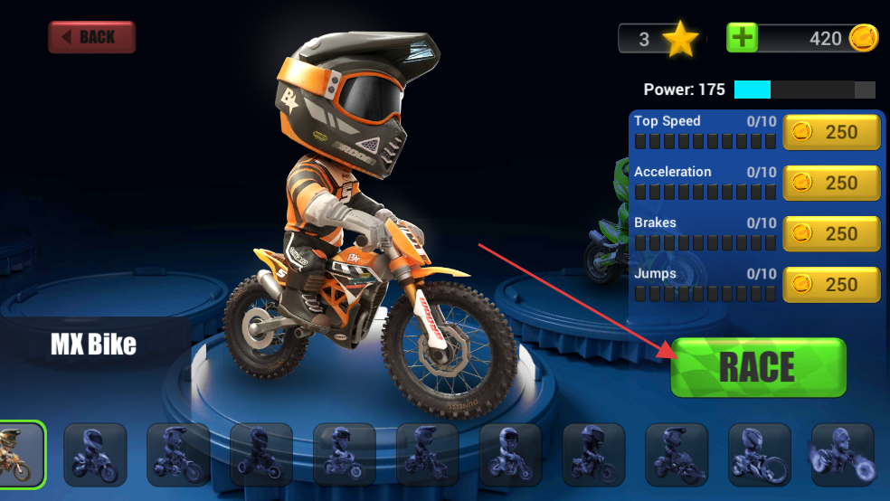 精英摩托车大赛