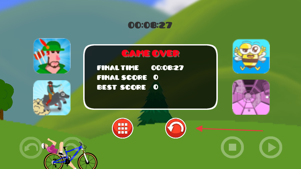 疯狂山地自行车