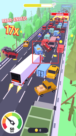 横冲直撞粉碎公路