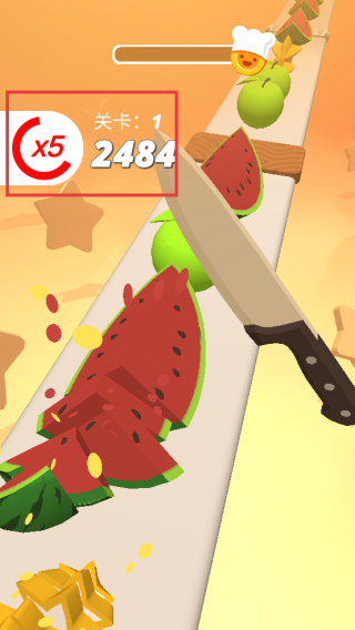 狂乱切水果