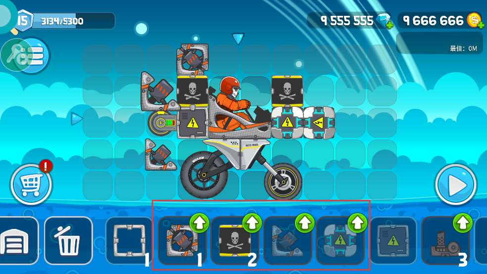 暴爽疯狂赛车万能车型