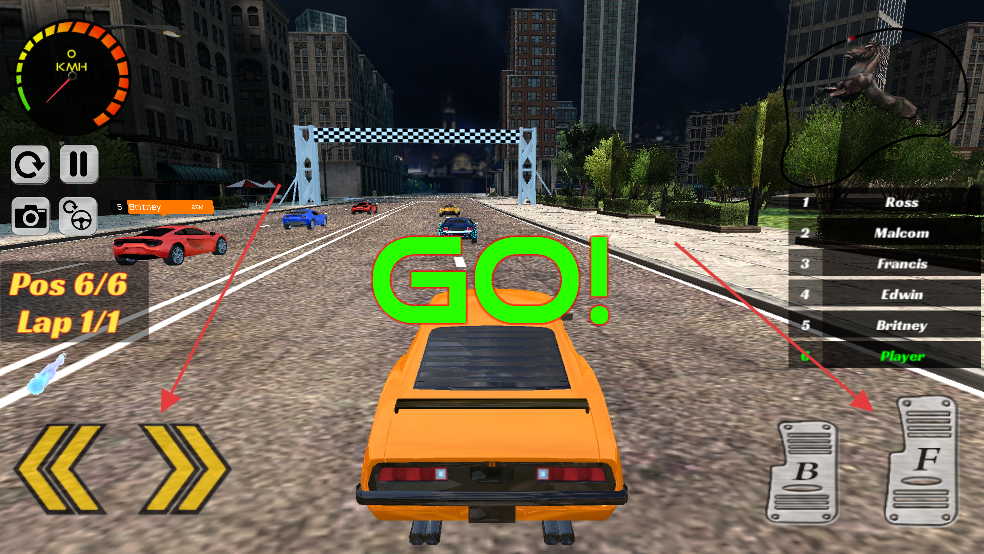 真实的街头赛车驾驶