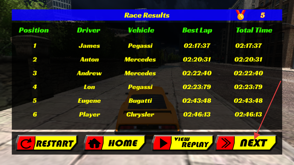 真实的街头赛车驾驶