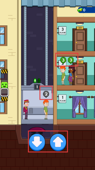 酒店电梯模拟器