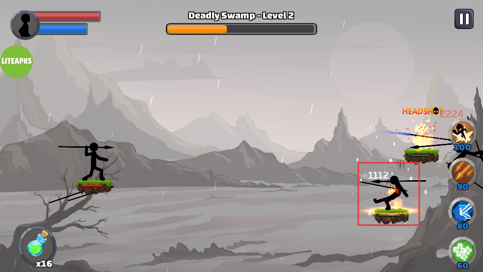 火柴人长矛传奇无限金币无限钻石