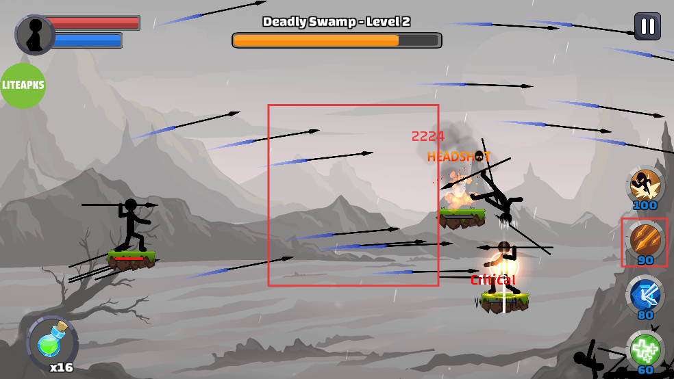 火柴人长矛传奇无限金币无限钻石