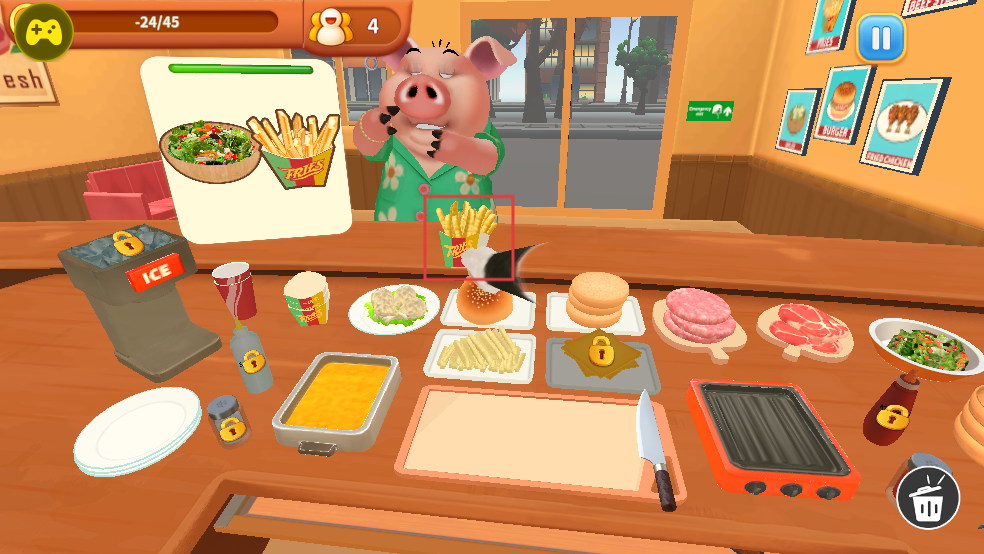 烹饪冲突MOD菜单