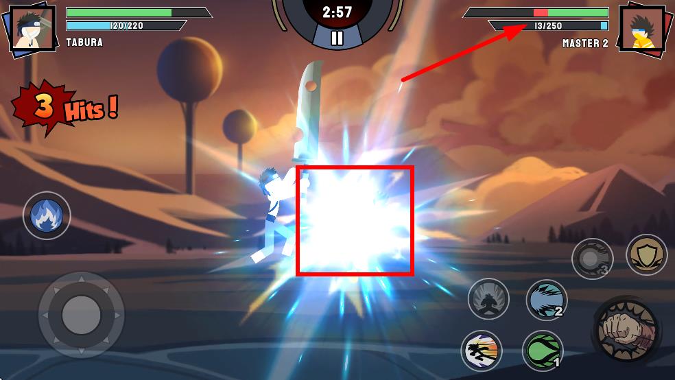 火柴人忍者忍者格斗