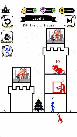 火柴人英雄塔防无限金币无限钻石