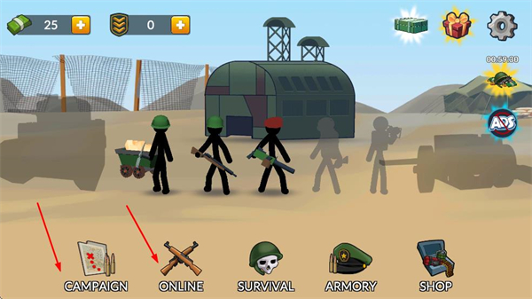 火柴人第二次世界大战无限金币