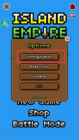 岛屿帝国辅助菜单