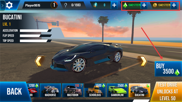 极限特技赛车无限金币版