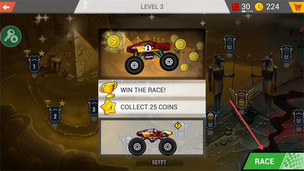 疯狂卡车挑战赛无限金币