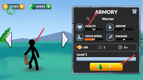 火柴人帝国之战MOD菜单