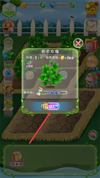 花花姑娘之魔法花园无限金币钻石版